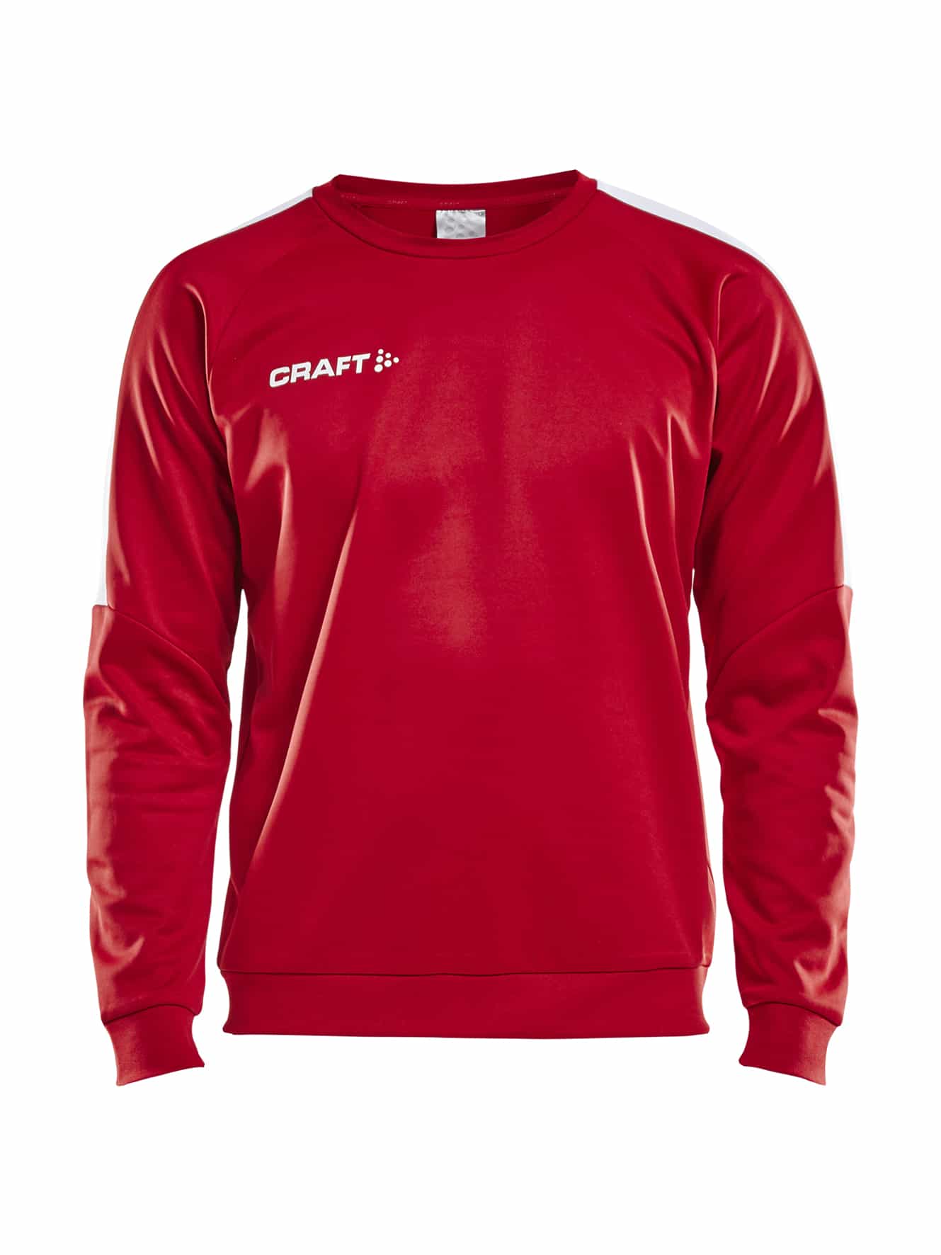 Billede af Craft - Progress R-Neck Sweater Maend - Bright Red/White L