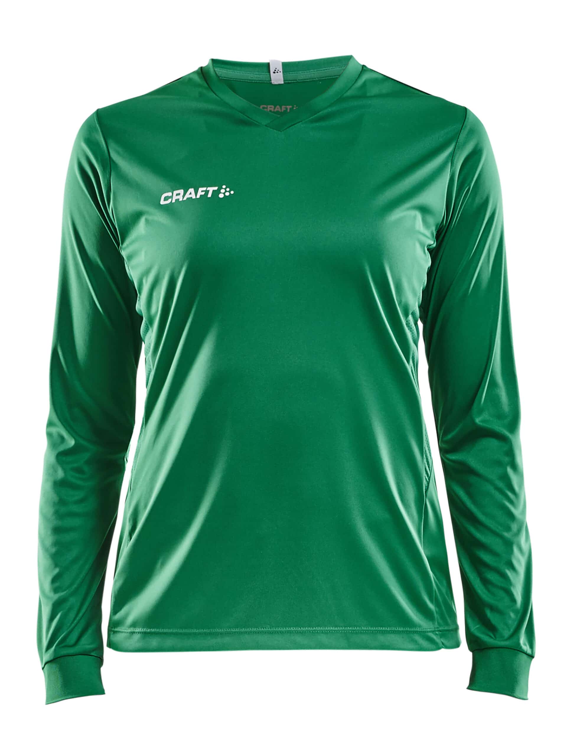 Billede af Craft - Squad Jersey Solid LS Kvinder - Team Green XL hos Sportsgear.dk
