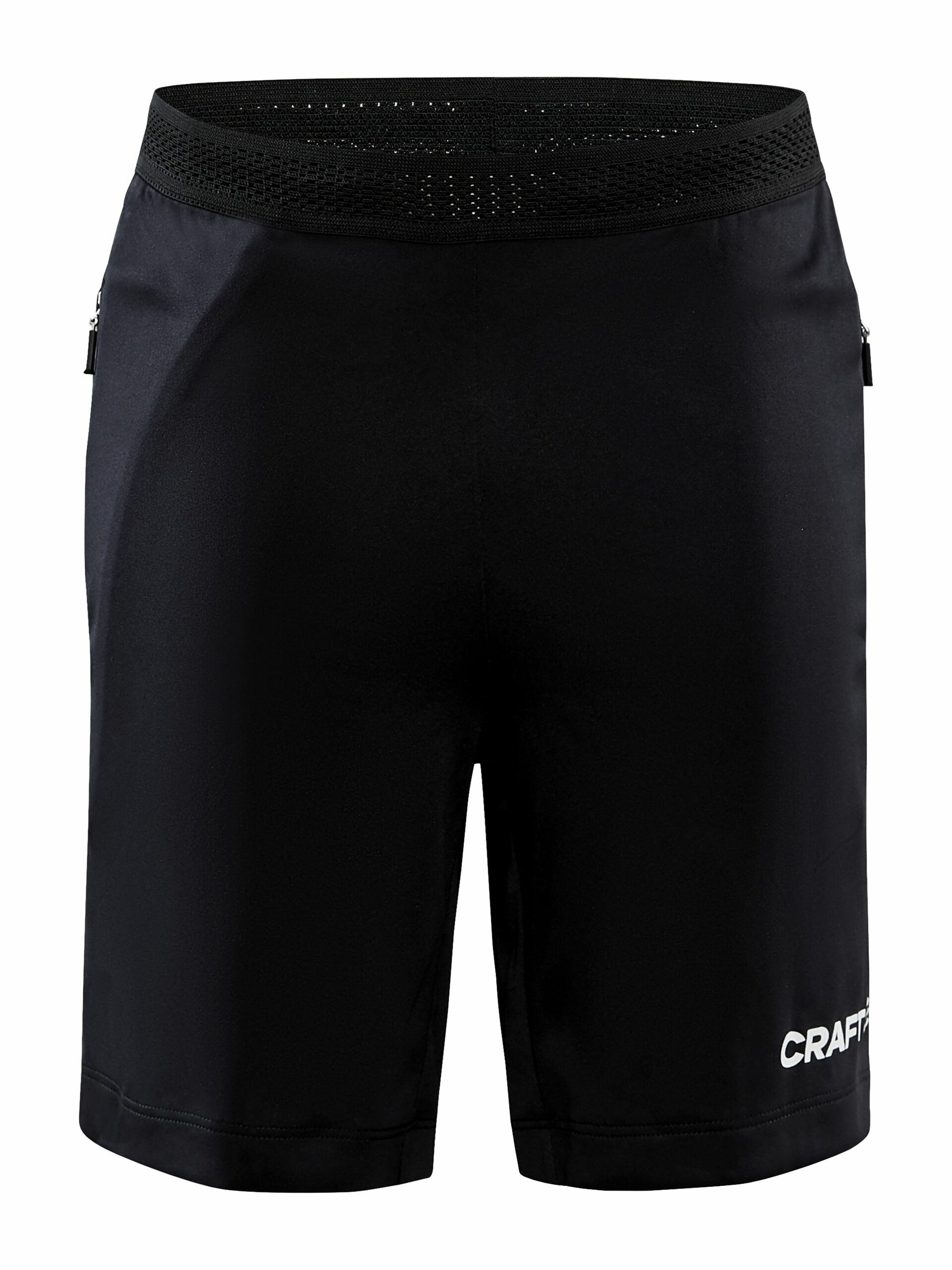 Craft - Evolve Zip Pocket Shorts JR - Black 158/164