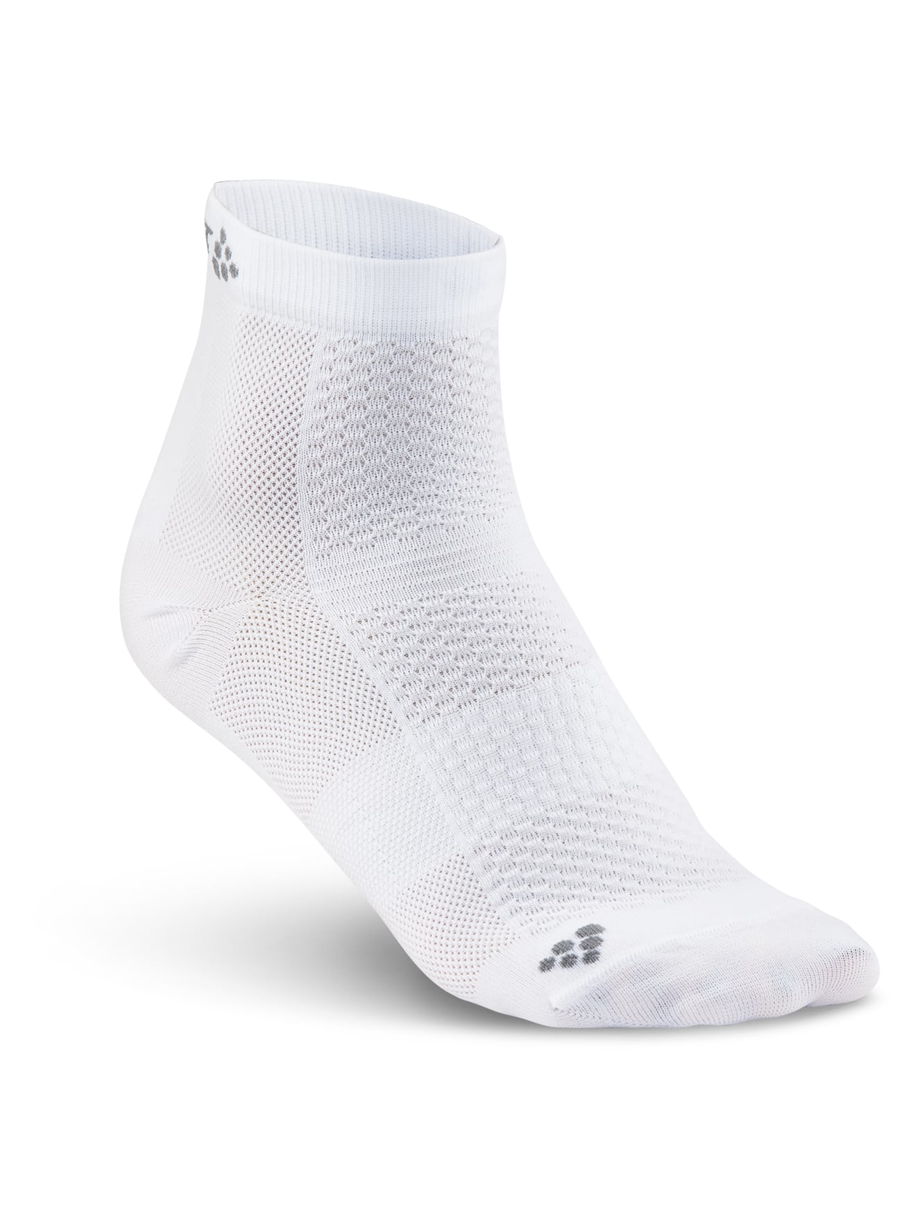 Craft - Cool Mid 2-Pack Sock - White 34/36