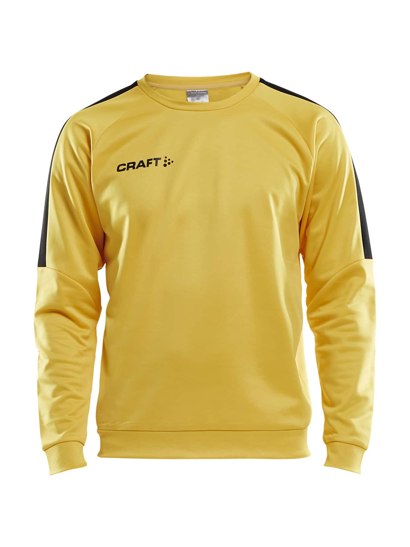 Craft - Progress R-Neck Sweater Maend - Sweden Yellow/Black S