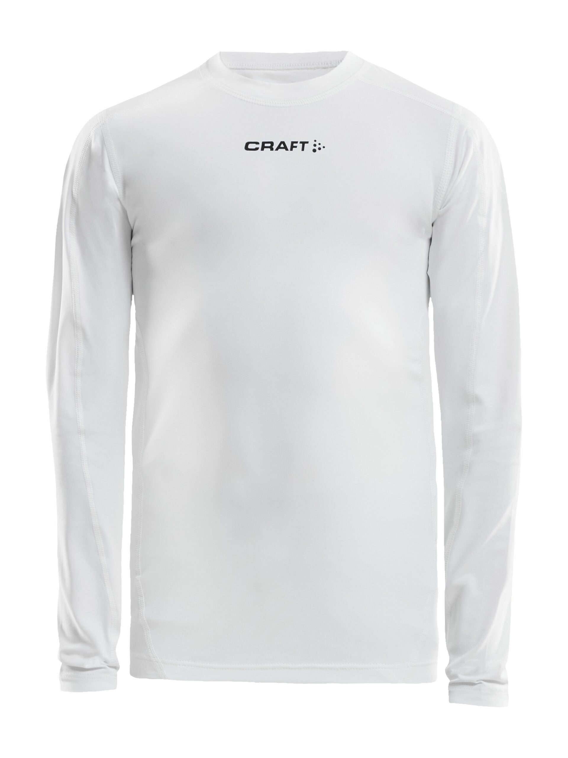 Craft - Pro Control Compression Long Sleeve JR - White 122/128