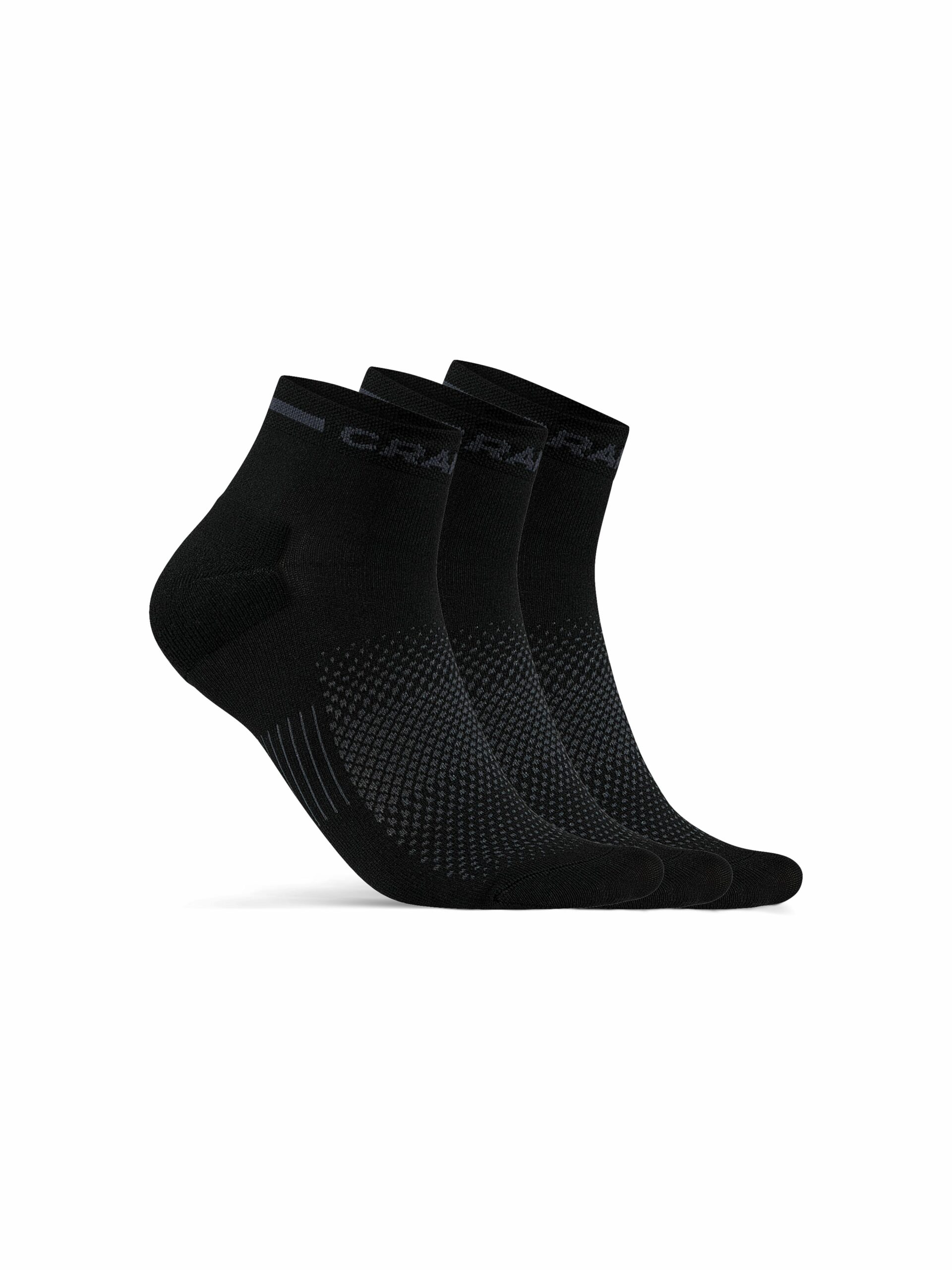Craft - CORE Dry Mid Sock 3-Pack - Black 46/48