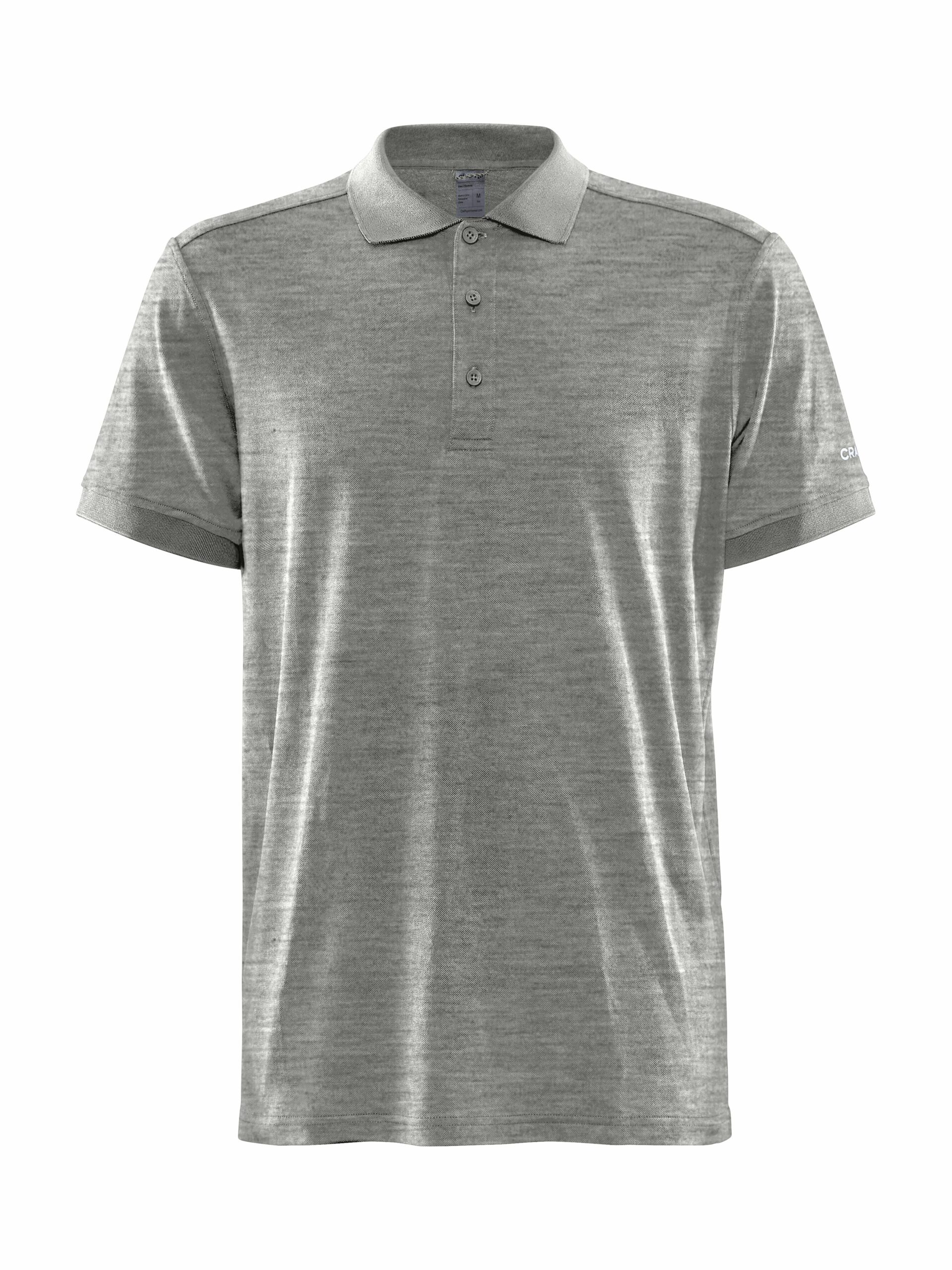 Craft - Core Blend Polo Shirt Maend - Grey Melange 4XL