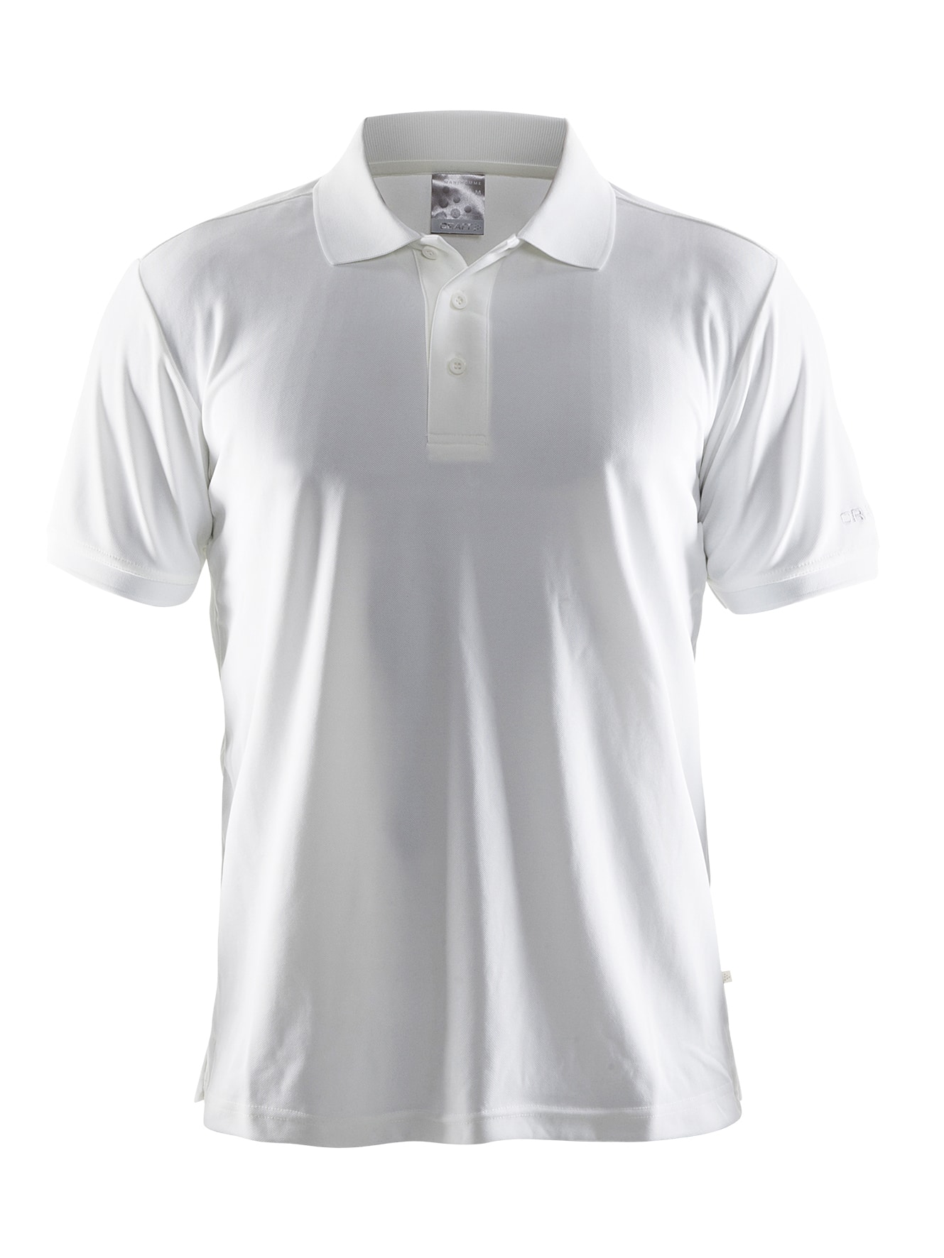 Craft - Polo Shirt Pique Classic Maend - White XXL